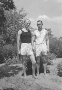 L to R My great uncle Waldermar and my Opa