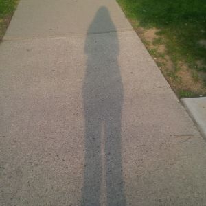 It's been just me and my shadow...