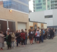 What is it with long line-ups at Ice Cream Stores? Village Ice Cream, Calgary AB
